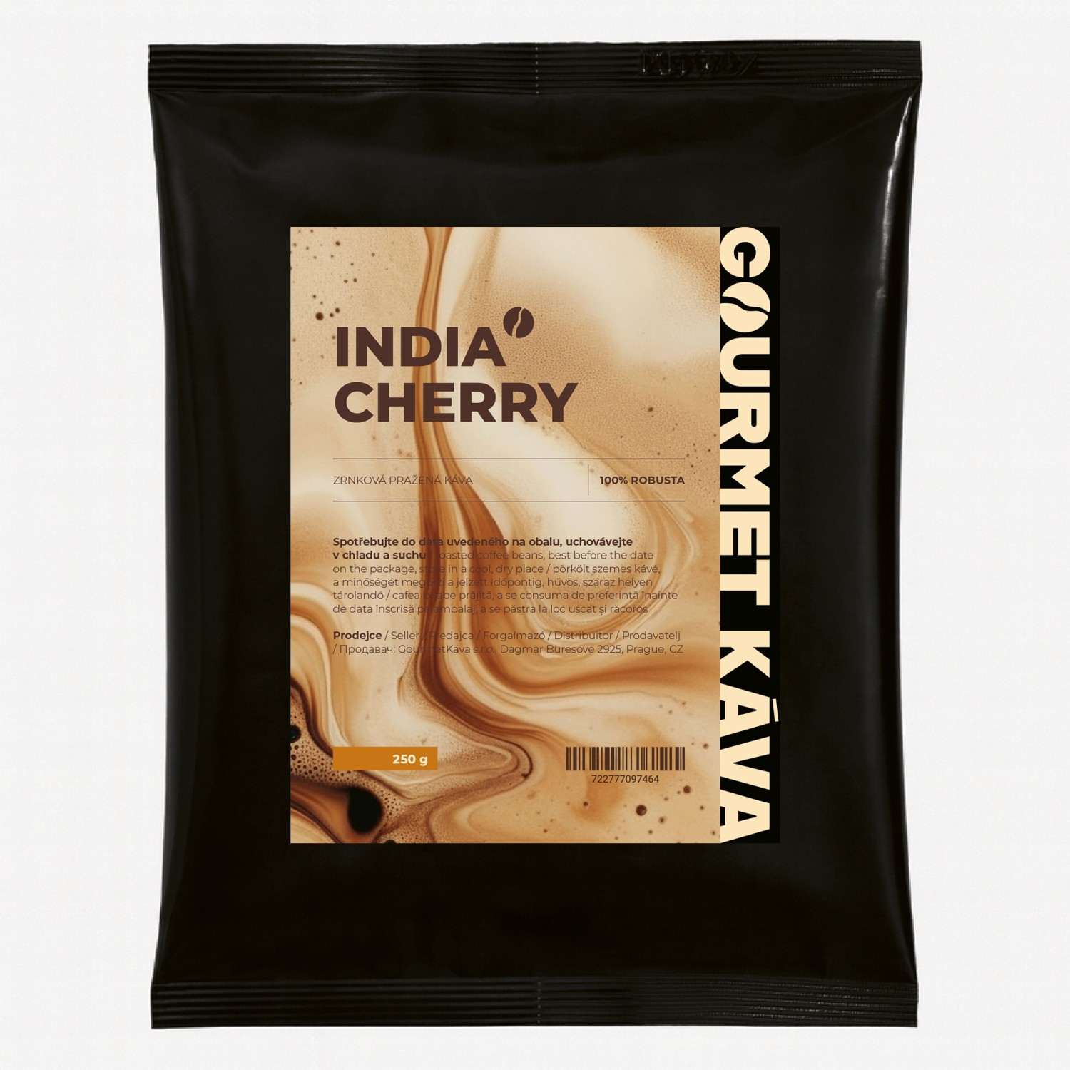 Indie Cherry, zrnková káva ROBUSTA