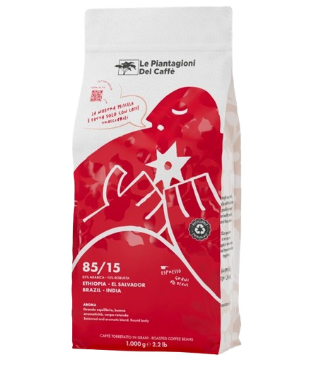 Káva Le Piantagioni del Caffe 85/15 1Kg