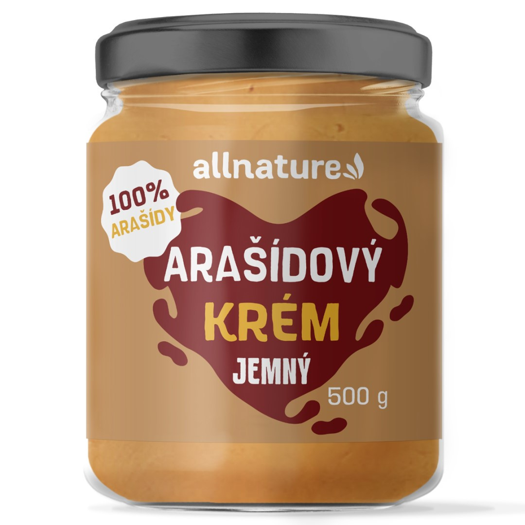Arašídové máslo Allnature hladké 500 g