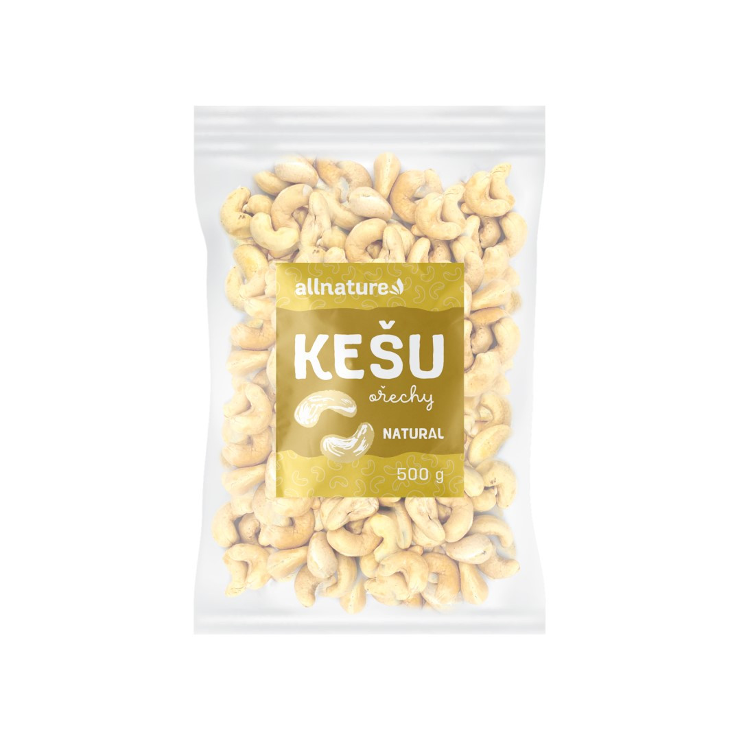 Allnature Kešu ořechy celé 500 g