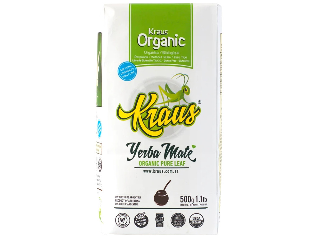 Yerba maté Kraus Organic Pure Leaf 500 g