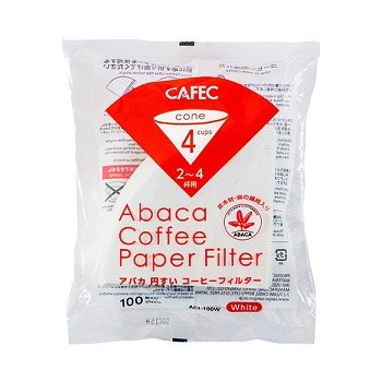 Cafec Abaca Papírové filtry vel. 2-4