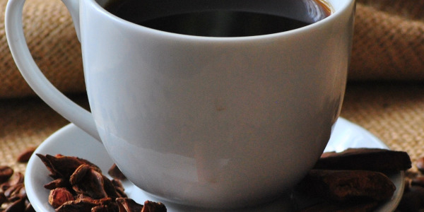 Příprava kávy americano