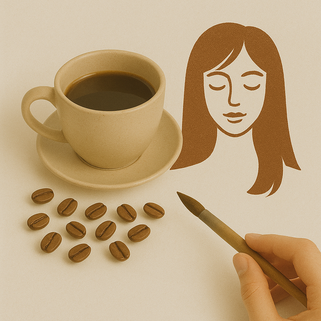 Coffee for hair and skin