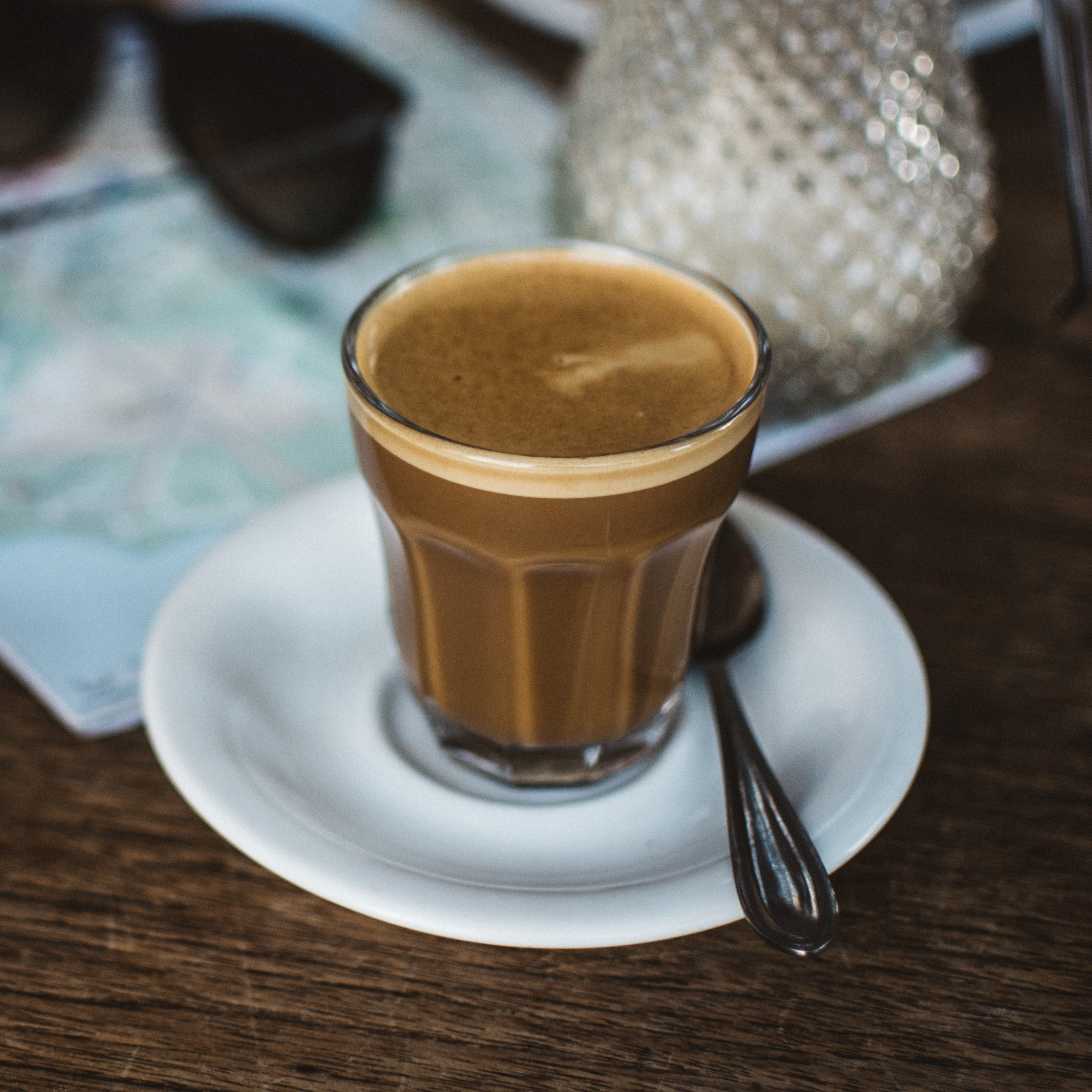 Preparation of flat white coffee