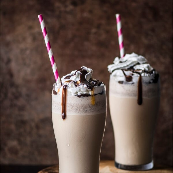 Preparation of coffee frappé