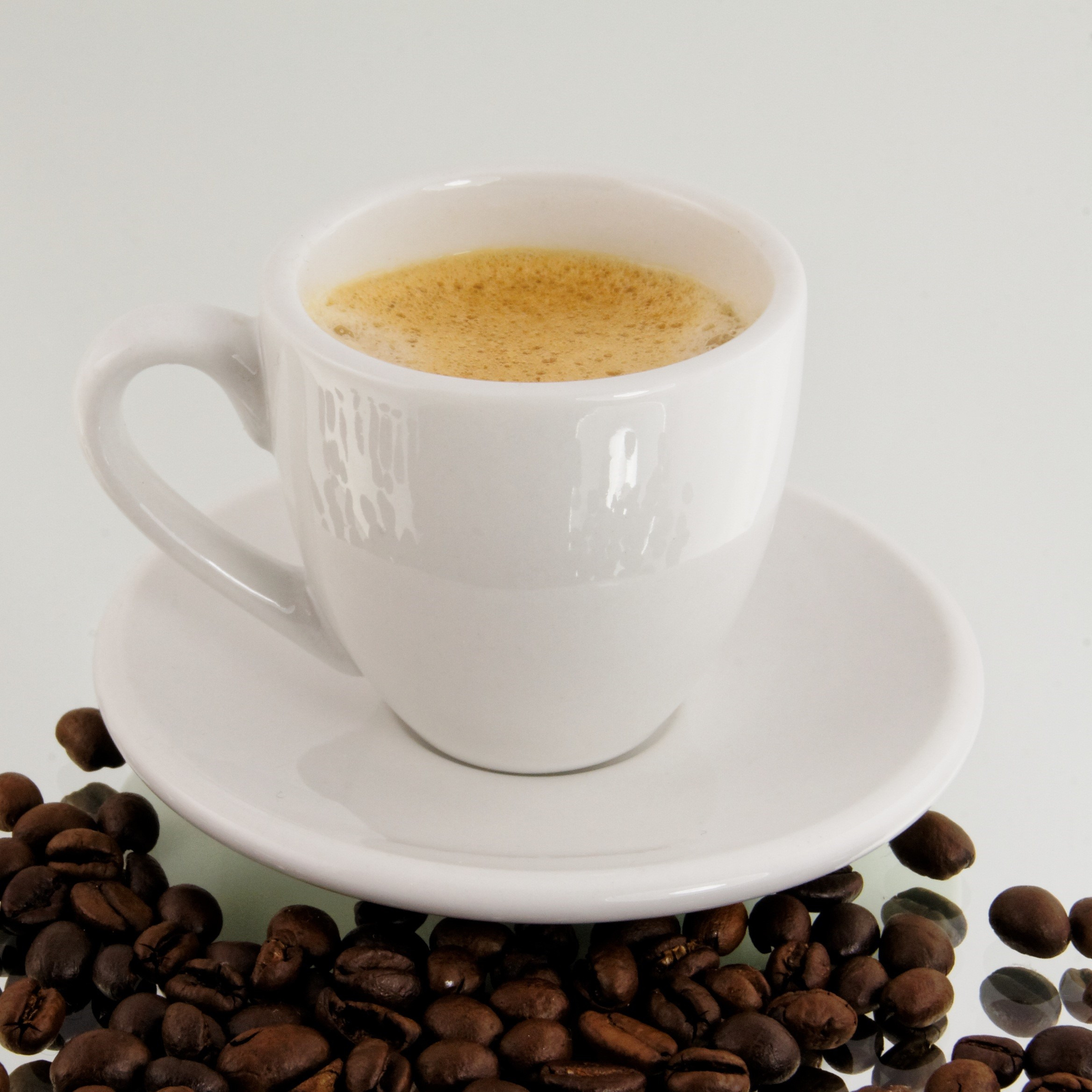 Preparation of espresso macchiato