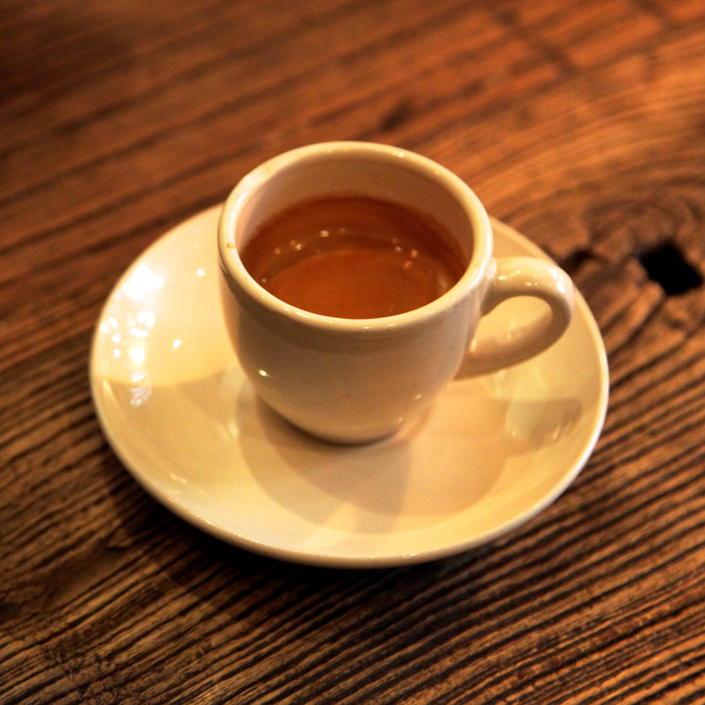 Preparation of ristretto coffee